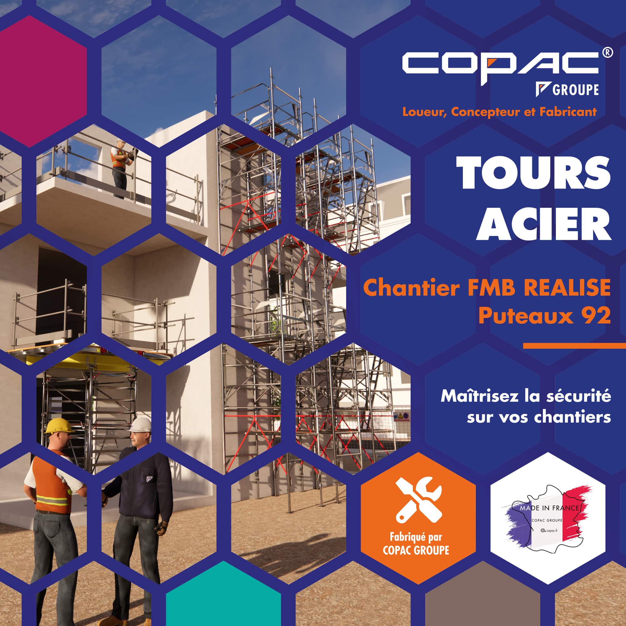 COPAC en partenariat avec la société FMB REALISE sur leur chantier à Puteaux (92)