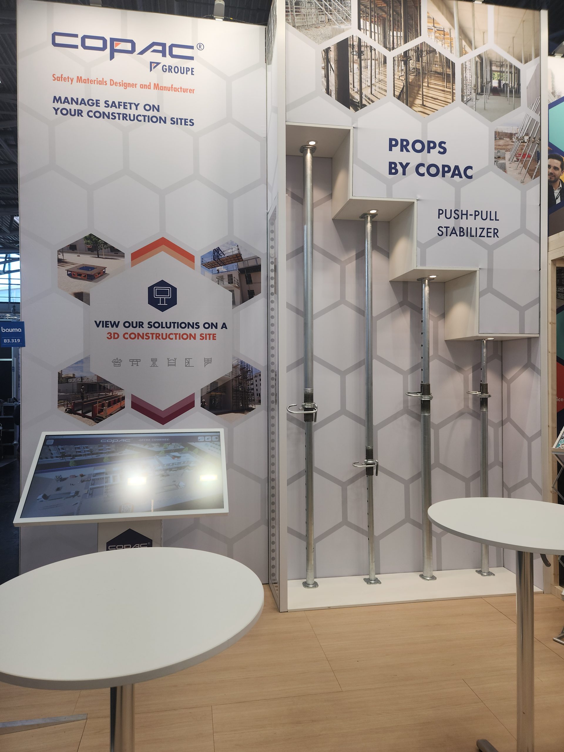 Étais EURO sur Stand Copac