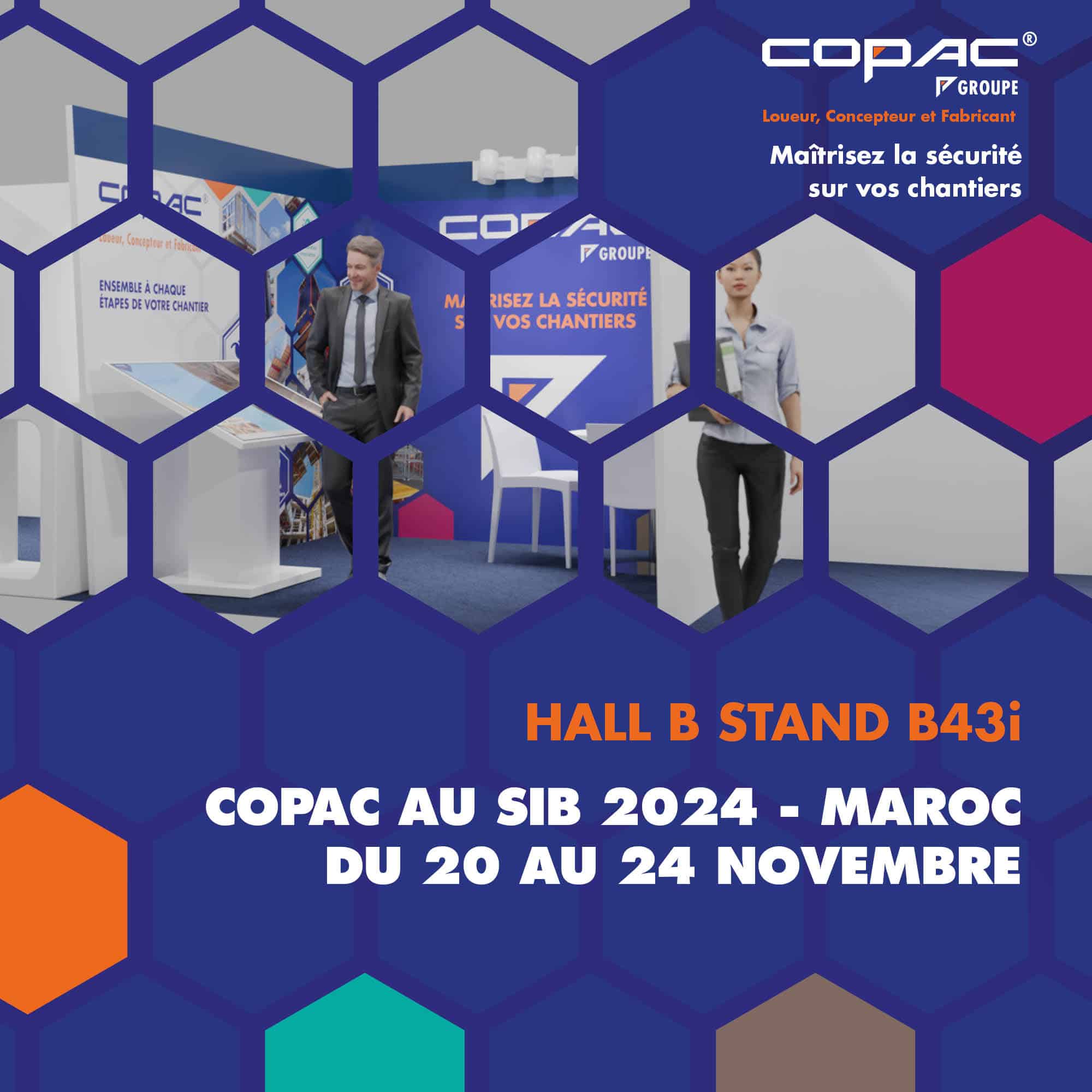 Copac présent au SIB 2024 au Maroc : Découvrez nos solutions de sécurité pour le BTP !