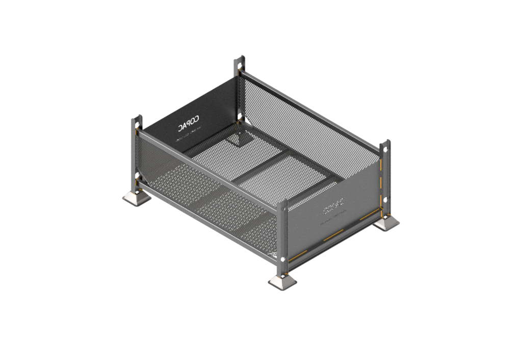 Panier tôle micro perforé pour accessoires