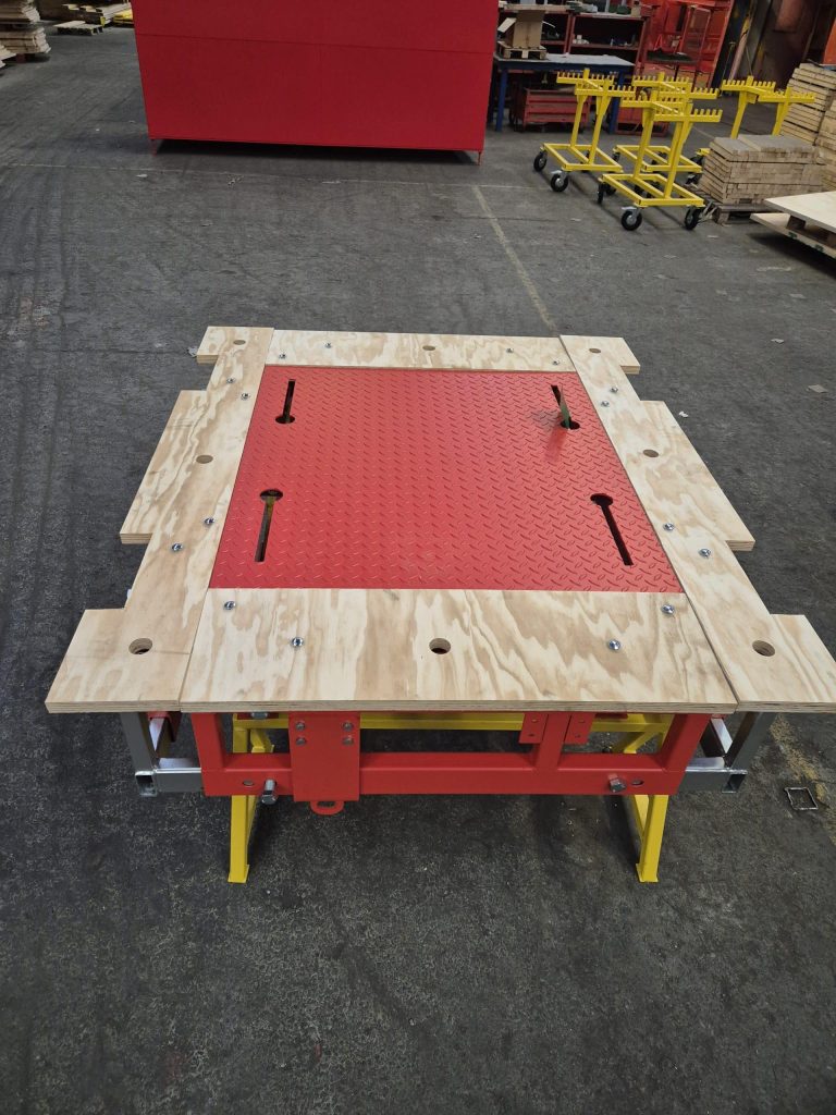 Podium réglable Podiflex Copac en atelier