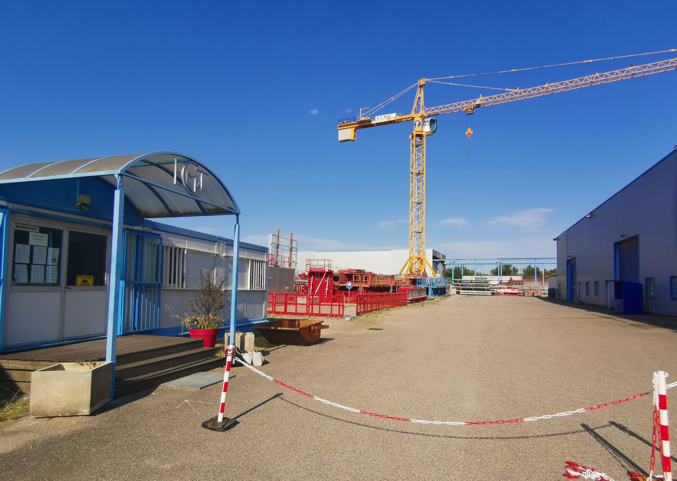 accueil showroom ecmat copac coffrage lyon
