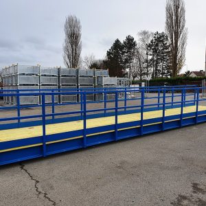 Passerelle charge de circulation