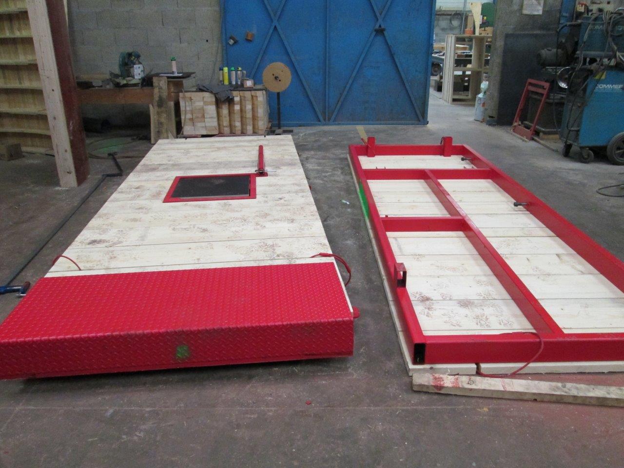 Plateaux de travail pour cage d’escaliers