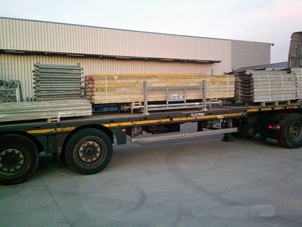 Chargement Camion Retour de chantier