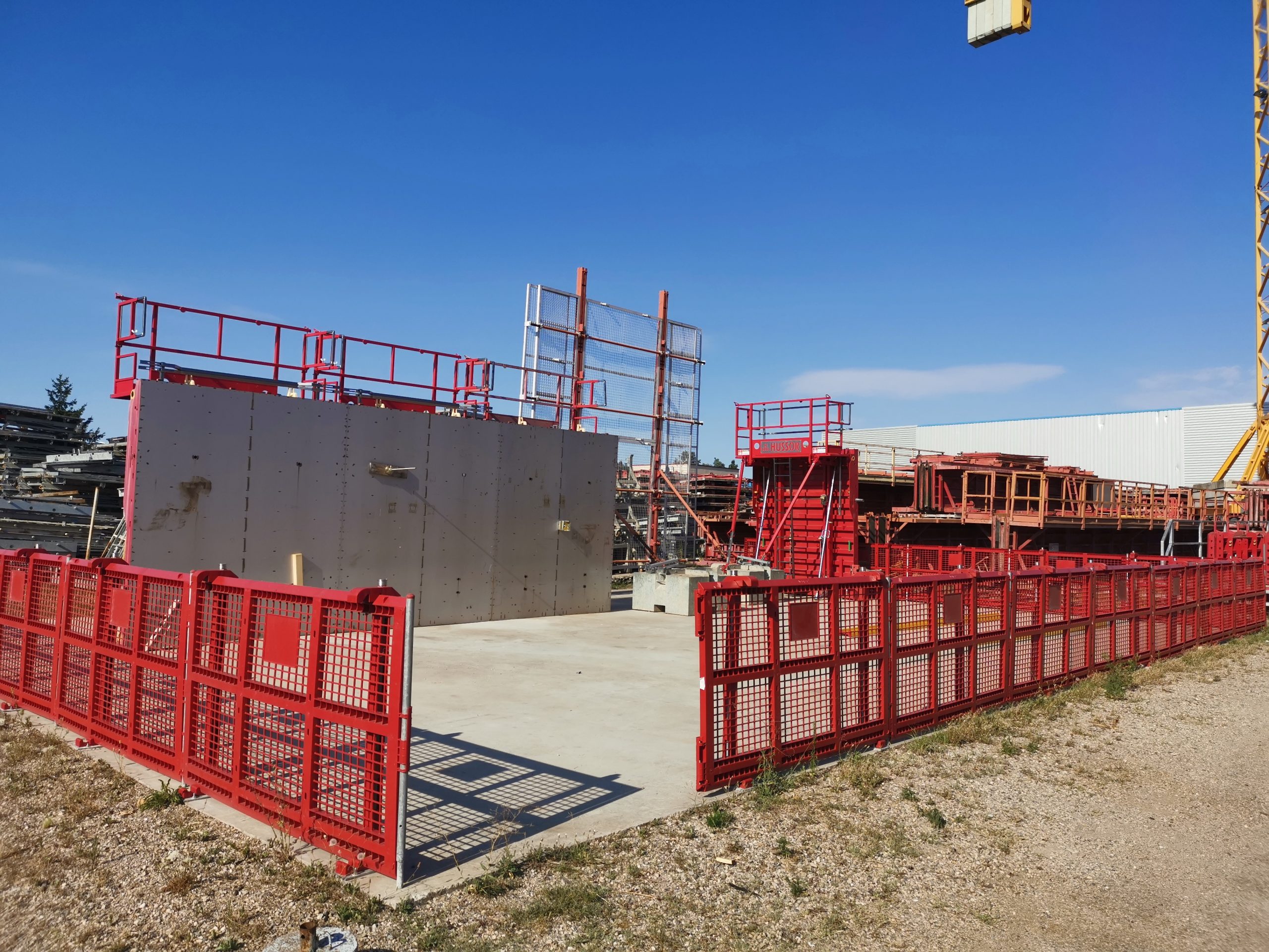 démonstration utilisation safety pack sur chantier au showroom ecmat copac